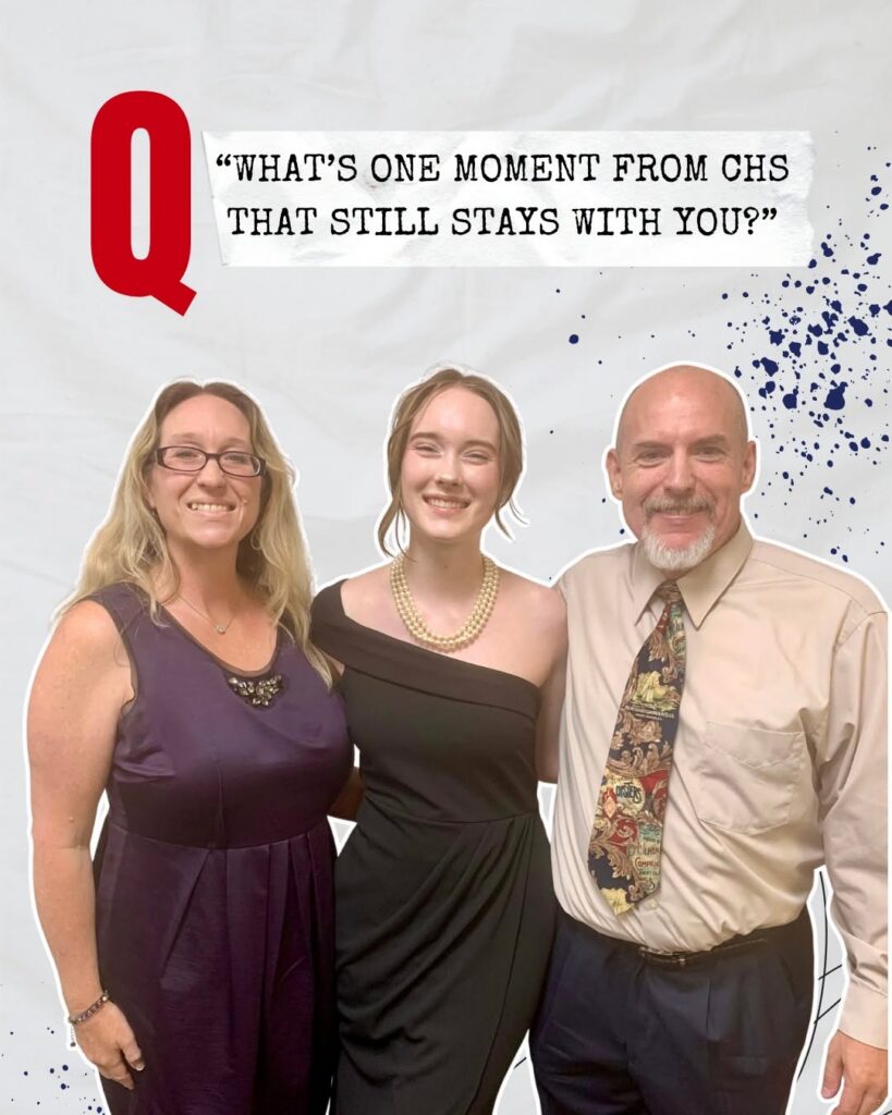 A CHS family dressed up for senior blessing