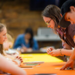 student teacher at teachers for the nations program intership with school children